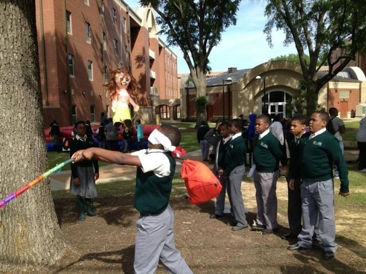 Black Students Beat Piñata Shaped Like White Woman