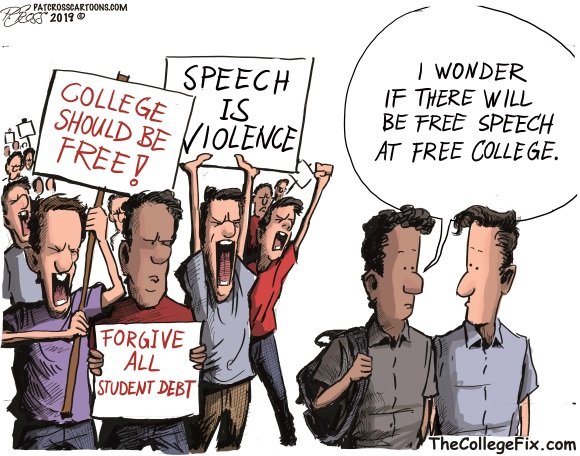 University Rights Cartoon The College Fix’s higher education cartoon of the week #freespeech # ...