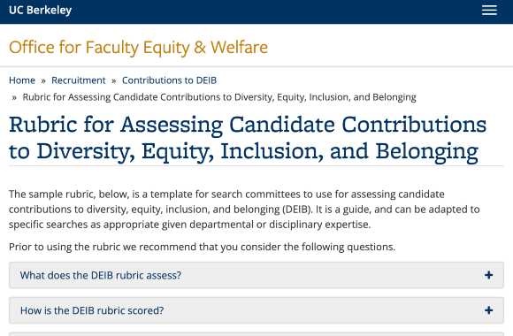 UC Berkeley only hired professors who had enough DEI points: documents | The College Fix