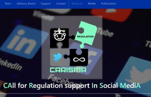 USC social media research, CAll for Regulation support In Social MediA