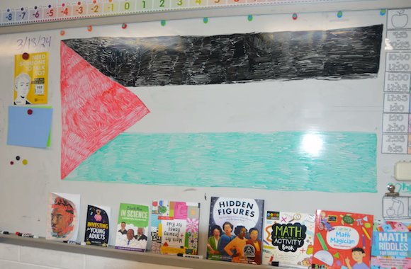 Math teacher told to remove Palestinian flag from classroom; students walk out in protest - Vimarsana News