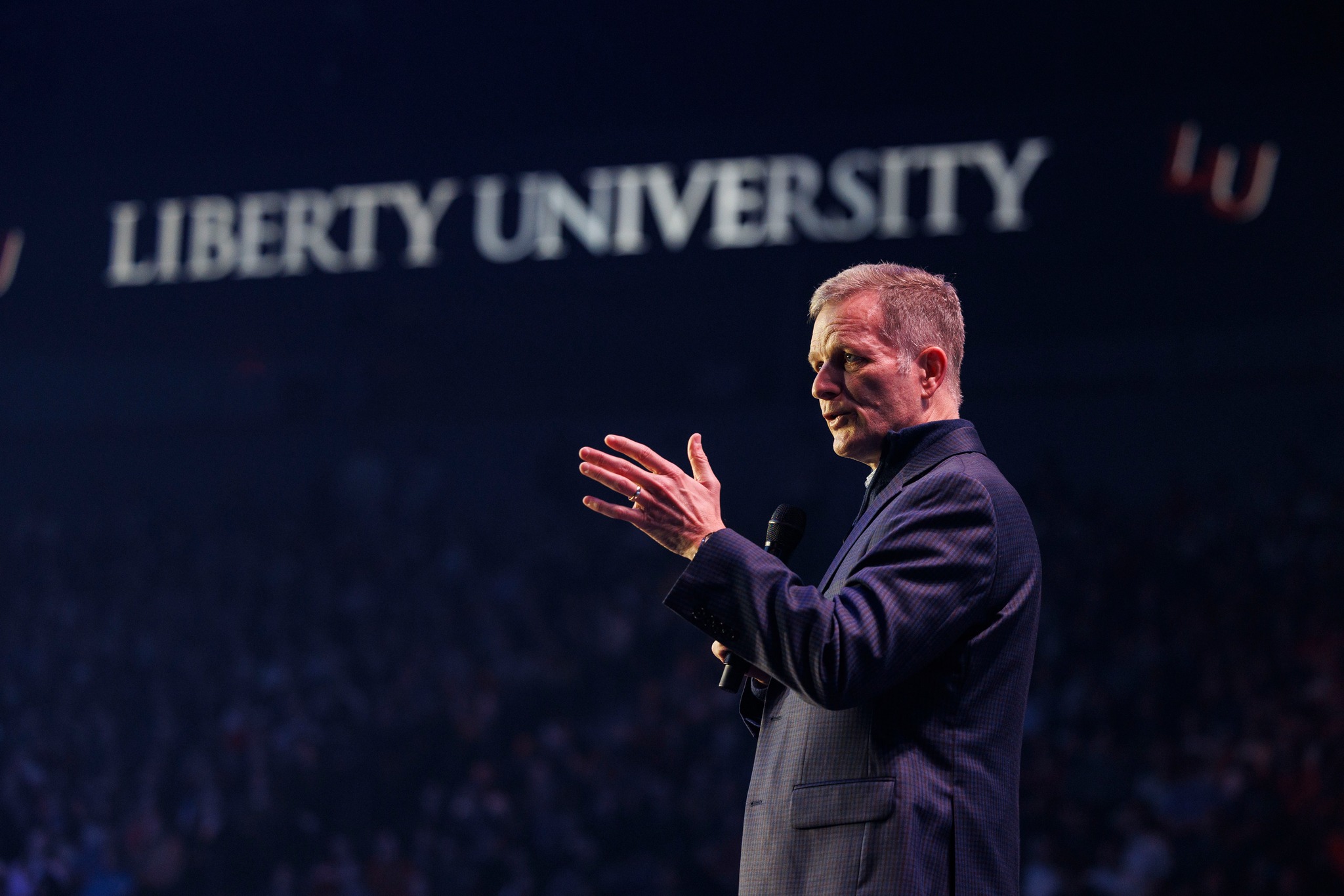 Liberty University President Dondi Costin