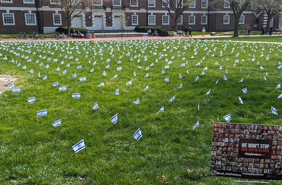 U. Delaware investigates possible hate crime after pro-Israel display repeatedly vandalized - Vimarsana News