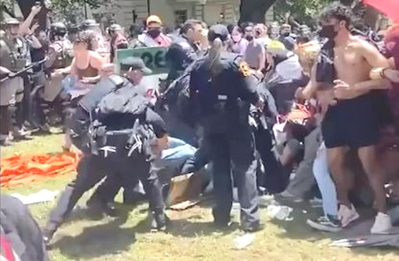 'No encampments allowed': Officers conduct mass arrests at UT-Austin pro-Palestinian protest — again - Vimarsana News