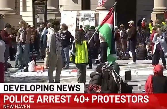Cops at Yale arrest 'violent' anti-Israel protesters after Jewish student journalist stabbed in eye - Vimarsana News