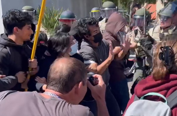 Violence erupts at UC San Diego as police in riot gear arrest 64 pro-Palestinian encampment activists - Vimarsana News