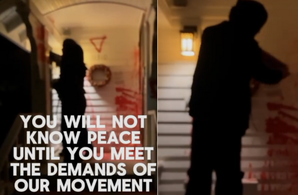 ‘Zionist entity’: No suspects found after $7K attack on U. Washington president’s home