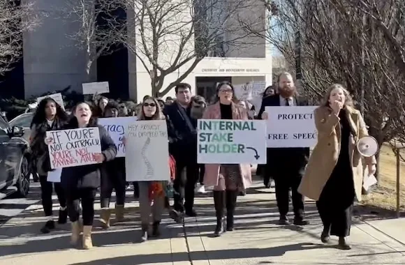 U. Arkansas students protest revocation of job offer to pro-transgender law school dean