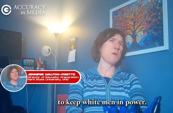 Kent State U. professor caught on camera: ‘They want to keep the white men in power’