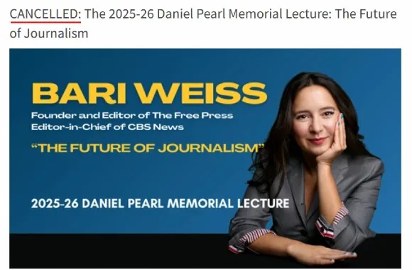 Bari Weiss lecture canceled at UCLA amid protest concerns