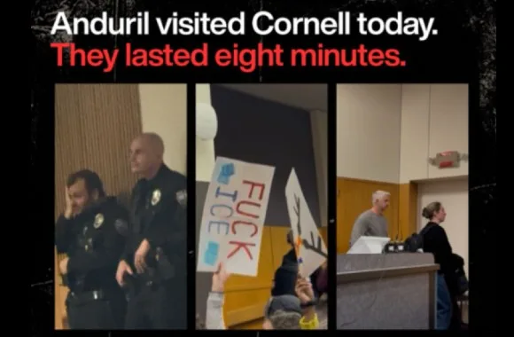 Defense tech firm ends Cornell talk 8 minutes in after demands to cancel