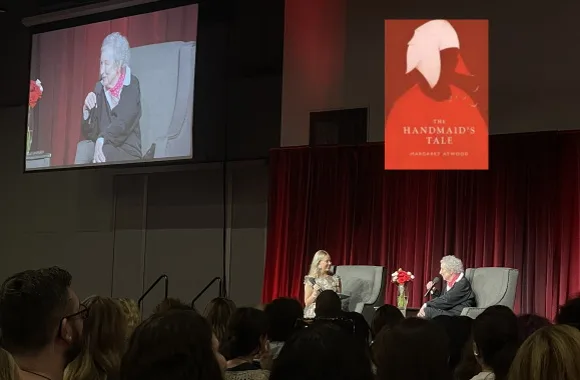 ‘We all have our line’: Margaret Atwood talks book bans, political polarization in U. Arkansas keynote