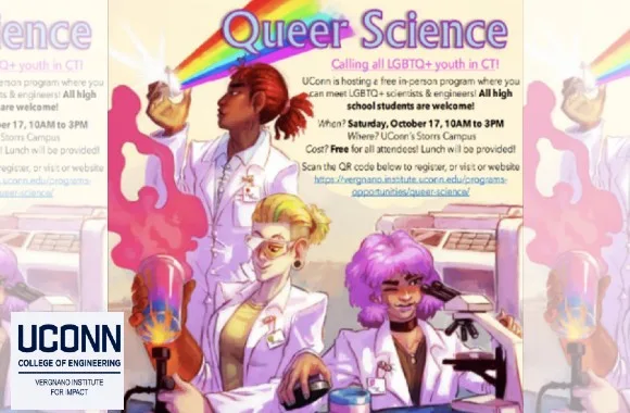 U. Connecticut recruits ‘LGBTQ+’ scholars for high school ‘Queer Science’ event