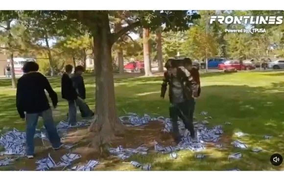 Oct. 7 display trampled with call for ‘death to Israel’ at U. New Mexico, videos show