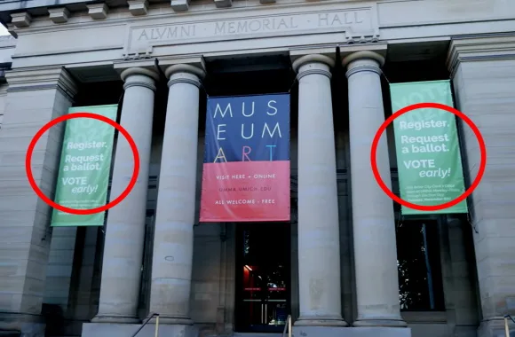 University of Michigan voting hub where foreign student illegally voted remains active